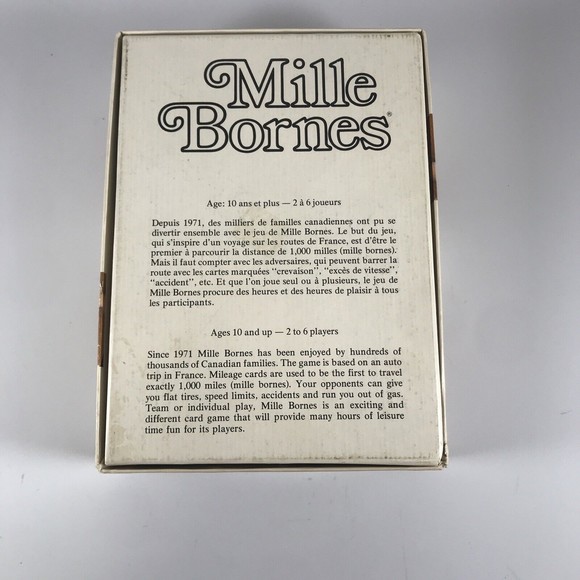 Vintage Mille Bornes Card Game - Parker Brothers 1971 Complete Sealed - Picture 4 of 9